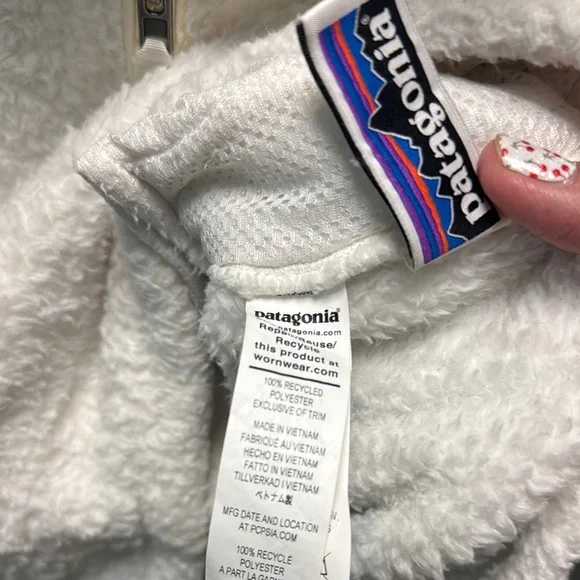 Patagonia 10 Medium Los Gatos 1/4 Zip Fluffy Pullover - Picture 10 of 12